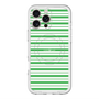 スリムプロテクションプレミアムケース with MagSafe［ Small Border - Green ］