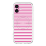 スリムプロテクションプレミアムケース with MagSafe［ Small Border - Pink ］