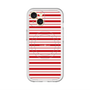 スリムプロテクションプレミアムケース with MagSafe［ Small Border - Red ］