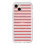 スリムプロテクションプレミアムケース with MagSafe［ Small Border - Red ］