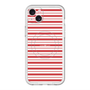 スリムプロテクションプレミアムケース with MagSafe［ Small Border - Red ］