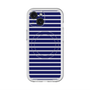 スリムプロテクションプレミアムケース with MagSafe［ Middle Border - Blue ］