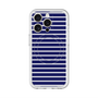 スリムプロテクションプレミアムケース with MagSafe［ Middle Border - Blue ］