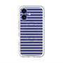 スリムプロテクションプレミアムケース with MagSafe［ Middle Border - Blue ］