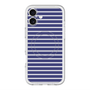 スリムプロテクションプレミアムケース with MagSafe［ Middle Border - Blue ］