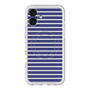 スリムプロテクションプレミアムケース with MagSafe［ Middle Border - Blue ］