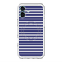 スリムプロテクションプレミアムケース with MagSafe［ Middle Border - Blue ］