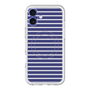 スリムプロテクションプレミアムケース with MagSafe［ Middle Border - Blue ］