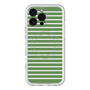 スリムプロテクションプレミアムケース with MagSafe［ Middle Border - Green ］
