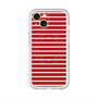 スリムプロテクションプレミアムケース with MagSafe［ Middle Border - Red ］