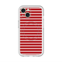 スリムプロテクションプレミアムケース with MagSafe［ Middle Border - Red ］