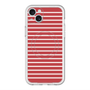スリムプロテクションプレミアムケース with MagSafe［ Middle Border - Red ］