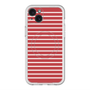 スリムプロテクションプレミアムケース with MagSafe［ Middle Border - Red ］