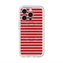 スリムプロテクションプレミアムケース with MagSafe［ Middle Border - Red ］