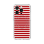 スリムプロテクションプレミアムケース with MagSafe［ Middle Border - Red ］