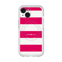 スリムプロテクションプレミアムケース with MagSafe［ Big Border - Pink ］
