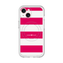 スリムプロテクションプレミアムケース with MagSafe［ Big Border - Pink ］