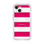 スリムプロテクションプレミアムケース with MagSafe［ Big Border - Pink ］