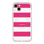 スリムプロテクションプレミアムケース with MagSafe［ Big Border - Pink ］