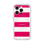 スリムプロテクションプレミアムケース with MagSafe［ Big Border - Pink ］