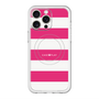 スリムプロテクションプレミアムケース with MagSafe［ Big Border - Pink ］