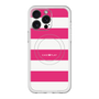 スリムプロテクションプレミアムケース with MagSafe［ Big Border - Pink ］