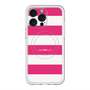 スリムプロテクションプレミアムケース with MagSafe［ Big Border - Pink ］