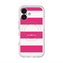 スリムプロテクションプレミアムケース with MagSafe［ Big Border - Pink ］