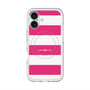 スリムプロテクションプレミアムケース with MagSafe［ Big Border - Pink ］