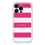 スリムプロテクションプレミアムケース with MagSafe［ Big Border - Pink ］