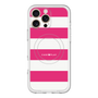 スリムプロテクションプレミアムケース with MagSafe［ Big Border - Pink ］