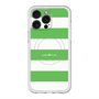 スリムプロテクションプレミアムケース with MagSafe［ Big Border - Green ］