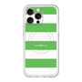 スリムプロテクションプレミアムケース with MagSafe［ Big Border - Green ］