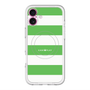 スリムプロテクションプレミアムケース with MagSafe［ Big Border - Green ］