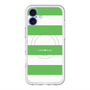 スリムプロテクションプレミアムケース with MagSafe［ Big Border - Green ］