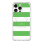 スリムプロテクションプレミアムケース with MagSafe［ Big Border - Green ］