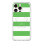 スリムプロテクションプレミアムケース with MagSafe［ Big Border - Green ］