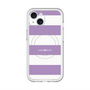 スリムプロテクションプレミアムケース with MagSafe［ Big Border - Purple ］