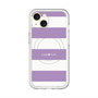 スリムプロテクションプレミアムケース with MagSafe［ Big Border - Purple ］