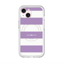 スリムプロテクションプレミアムケース with MagSafe［ Big Border - Purple ］