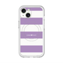 スリムプロテクションプレミアムケース with MagSafe［ Big Border - Purple ］