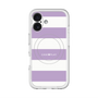 スリムプロテクションプレミアムケース with MagSafe［ Big Border - Purple ］