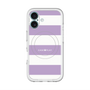 スリムプロテクションプレミアムケース with MagSafe［ Big Border - Purple ］