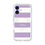 スリムプロテクションプレミアムケース with MagSafe［ Big Border - Purple ］