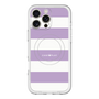 スリムプロテクションプレミアムケース with MagSafe［ Big Border - Purple ］