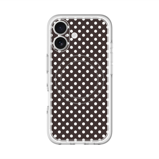 スリムプロテクションプレミアムケース with MagSafe［ Small Dot - Black ］