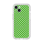 スリムプロテクションプレミアムケース with MagSafe［ Small Dot - Green ］
