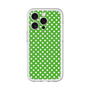 スリムプロテクションプレミアムケース with MagSafe［ Small Dot - Green ］