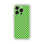 スリムプロテクションプレミアムケース with MagSafe［ Small Dot - Green ］