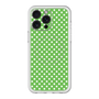 スリムプロテクションプレミアムケース with MagSafe［ Small Dot - Green ］